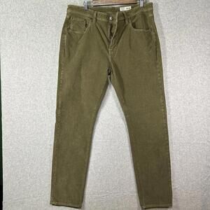 DANIEL CREMIEUX Men Cords Pants Bronze Brown Corduroy Straight 36"X32"